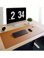 San Francisco Oversized Premium Leather and Cork Desk Mat