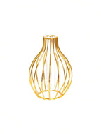 Santiago Minimalist Wireframe Propagation Vase