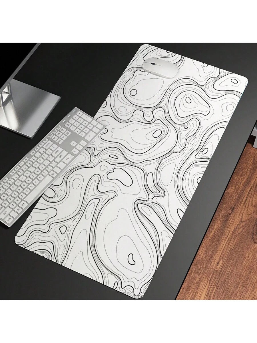 Miami Professional Extended Topographic Rubber Desk Mat