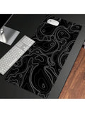 Miami Professional Extended Topographic Rubber Desk Mat