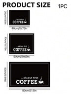 Sarajevo Modern Graphic Coffee Station Drying Mat