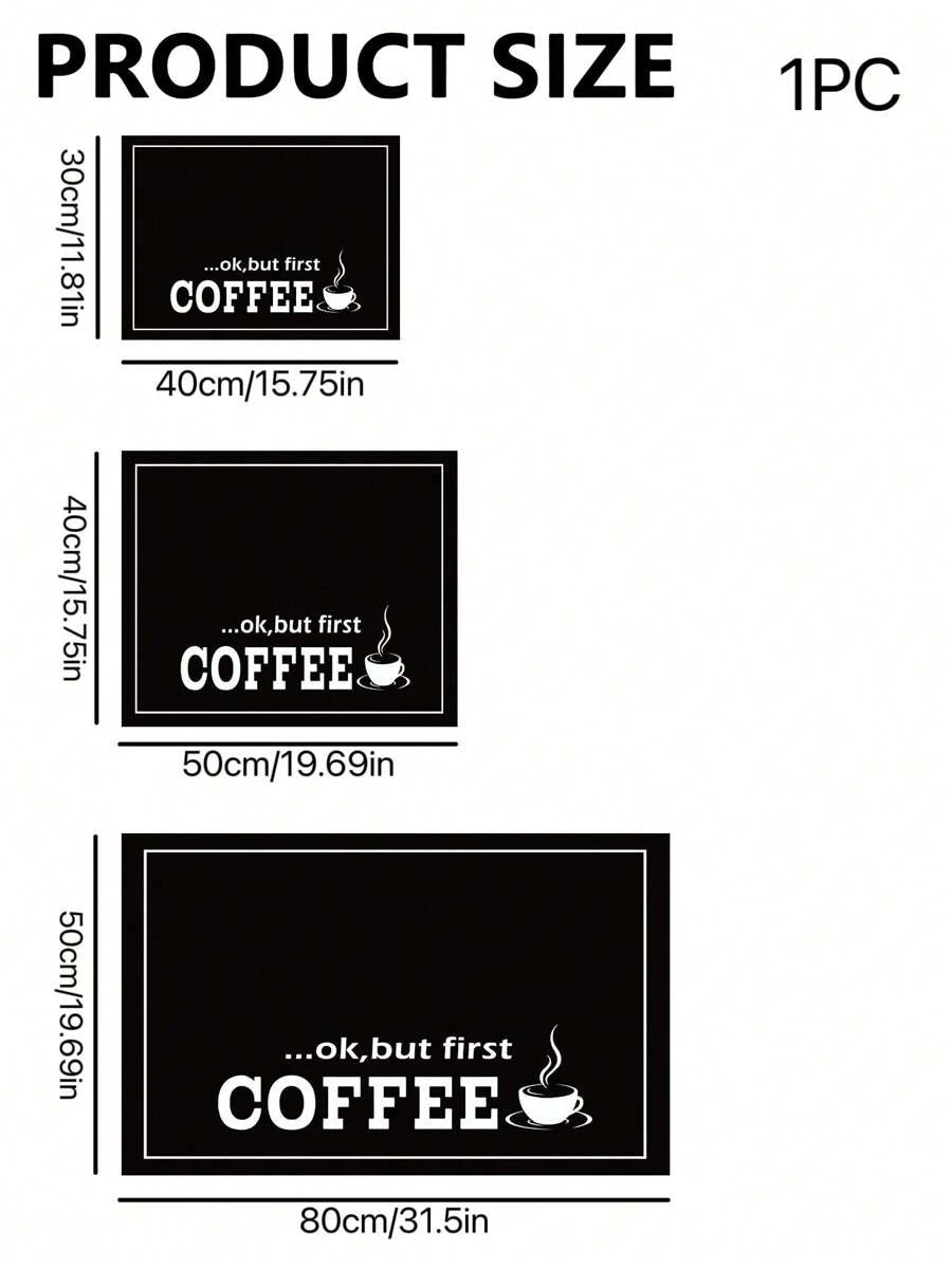 Sarajevo Modern Graphic Coffee Station Drying Mat