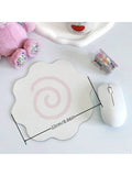 Chicago Premium Leather Scalloped Professional Mouse Pad