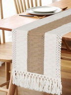 Sofia Elegant Knitted Lace Table Runner
