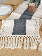 Sofia Elegant Knitted Lace Table Runner