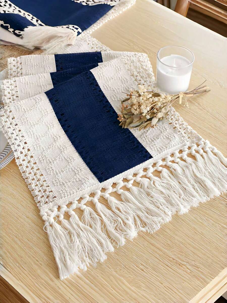 Sofia Elegant Knitted Lace Table Runner