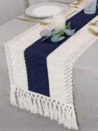 Sofia Elegant Knitted Lace Table Runner