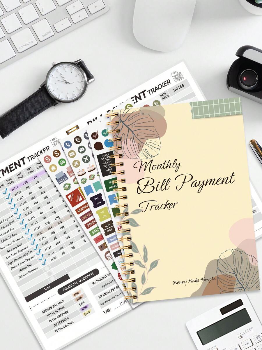Kuala Lumpur Monthly Bill Payment Tracker Notebook