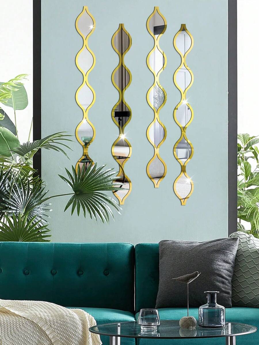 Doha Modern Acrylic Pattern Wall Décor Set