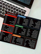 Vancouver Professional Reference Extended Desk Mat with Shortcut Guide