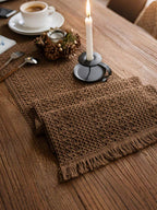 Sofia Elegant Knitted Lace Table Runner