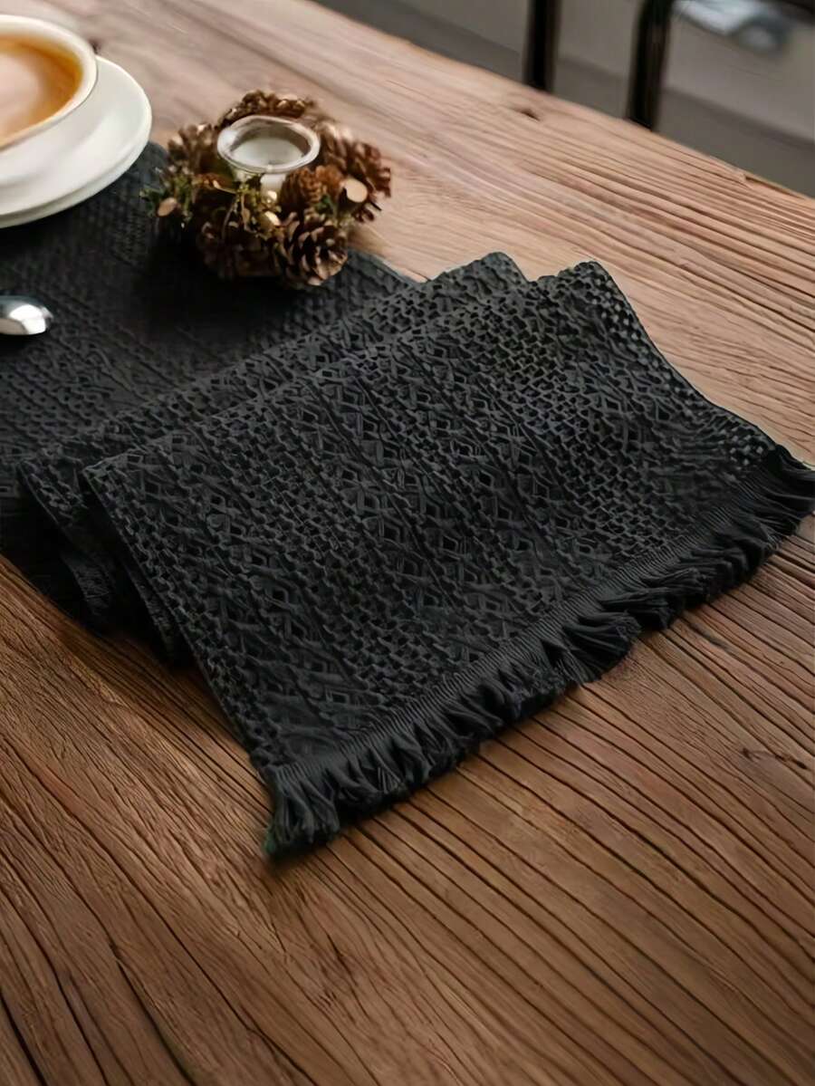Sofia Elegant Knitted Lace Table Runner