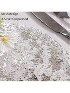 Vilnius Premium Marbled Metallic Dining Placemat