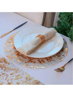 Vilnius Premium Marbled Metallic Dining Placemat