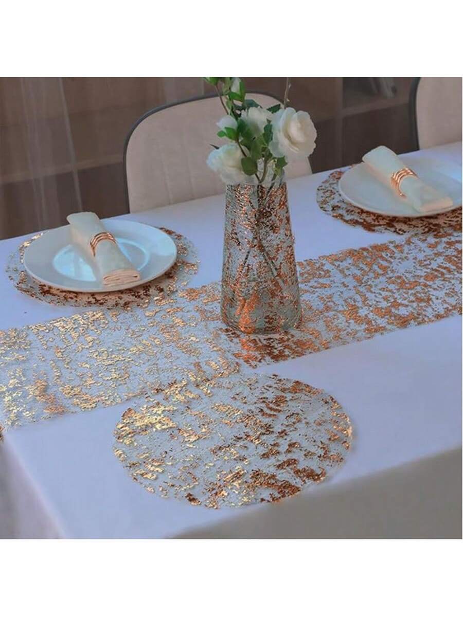 Vilnius Premium Marbled Metallic Dining Placemat