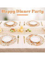 Vilnius Premium Marbled Metallic Dining Placemat