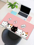 Vancouver Professional Reference Extended Desk Mat with Shortcut Guide