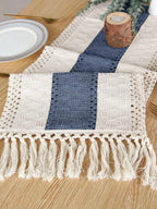 Sofia Elegant Knitted Lace Table Runner
