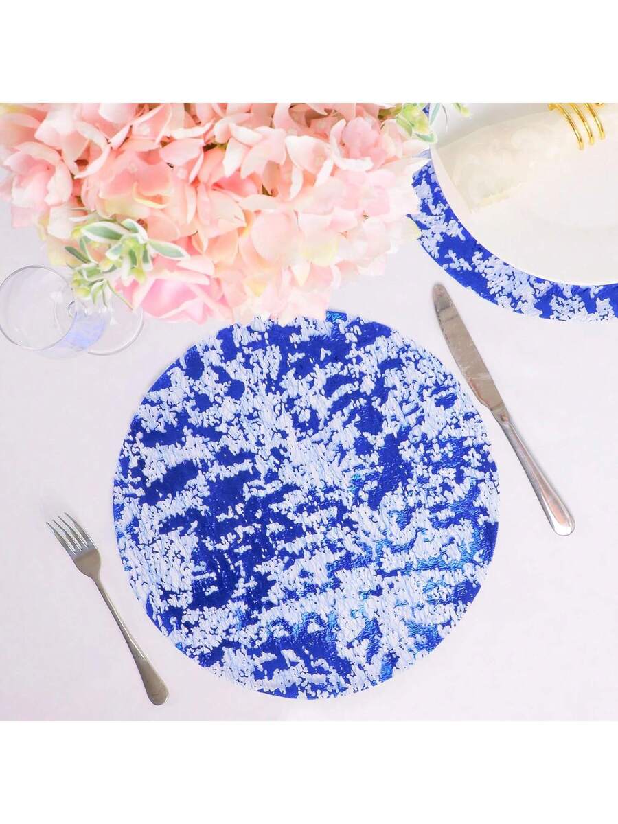 Vilnius Premium Marbled Metallic Dining Placemat
