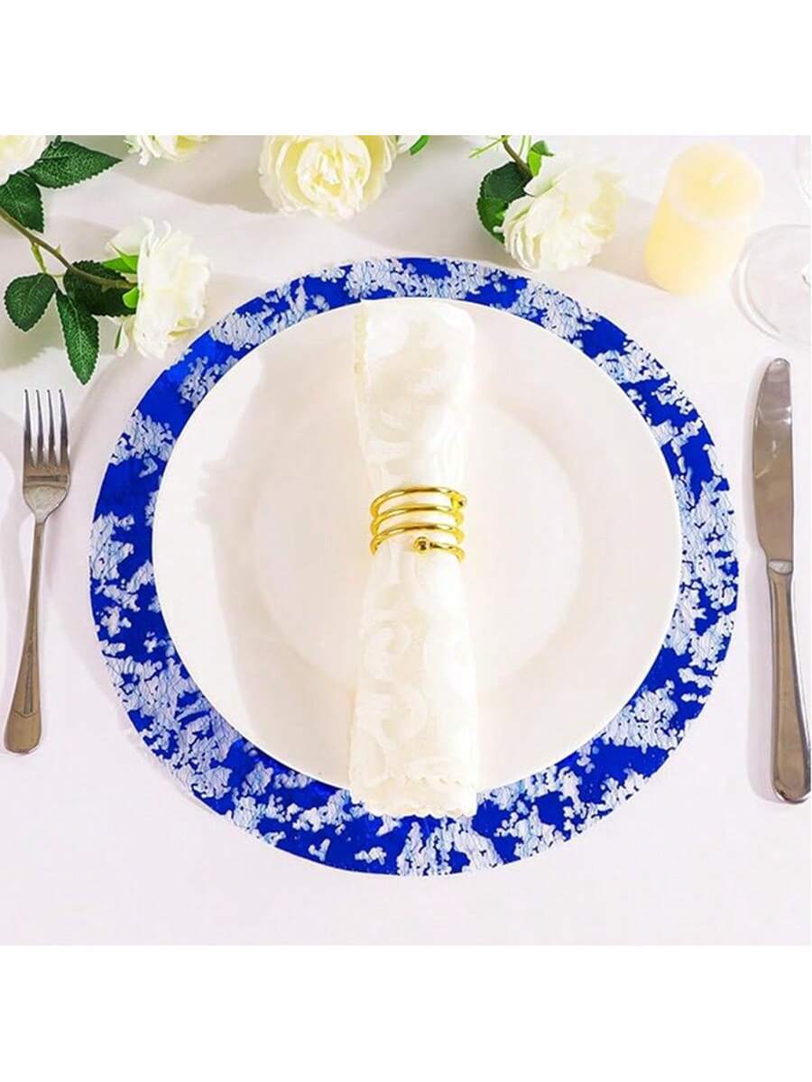 Vilnius Premium Marbled Metallic Dining Placemat