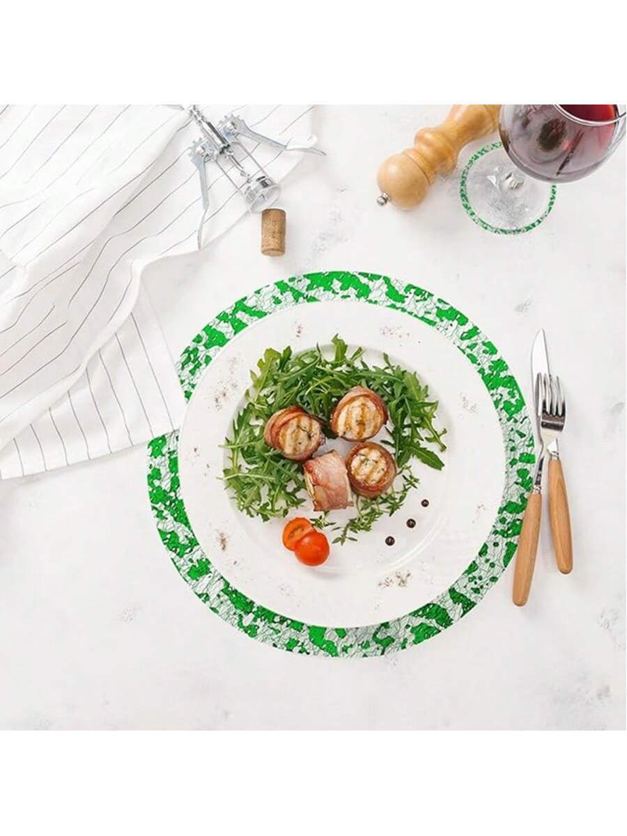 Vilnius Premium Marbled Metallic Dining Placemat
