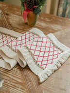 Sofia Elegant Knitted Lace Table Runner