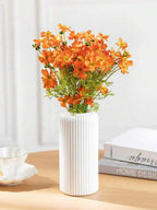Washington Ribbed Cylindrical Decorative Vase