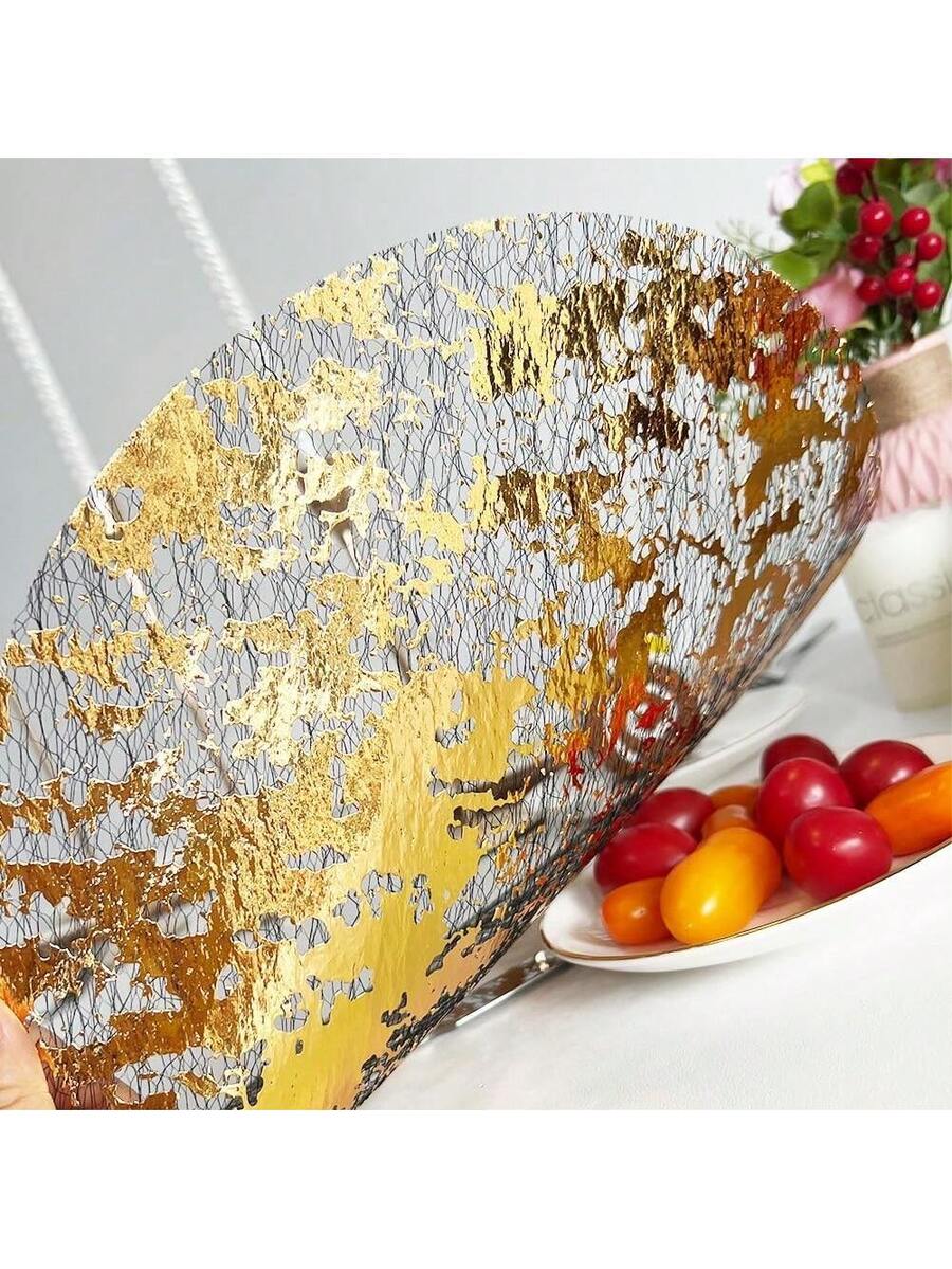 Vilnius Premium Marbled Metallic Dining Placemat