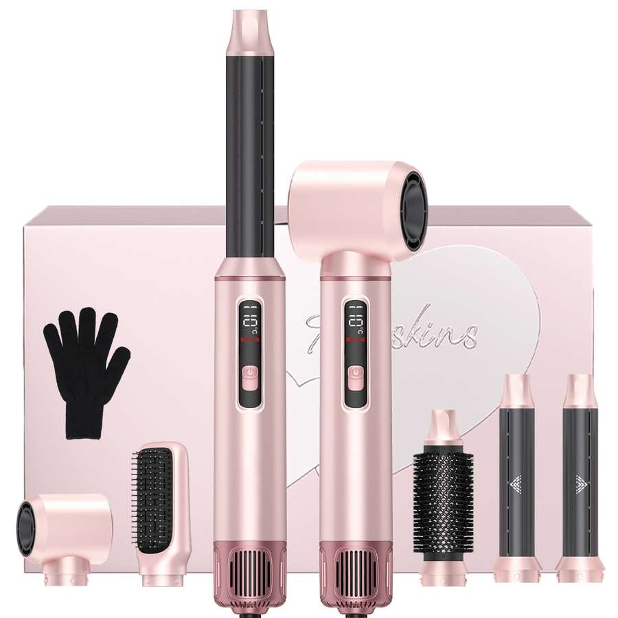 Yerevan Multi-Function Hot Air Styler Brush with Interchangeable Heads
