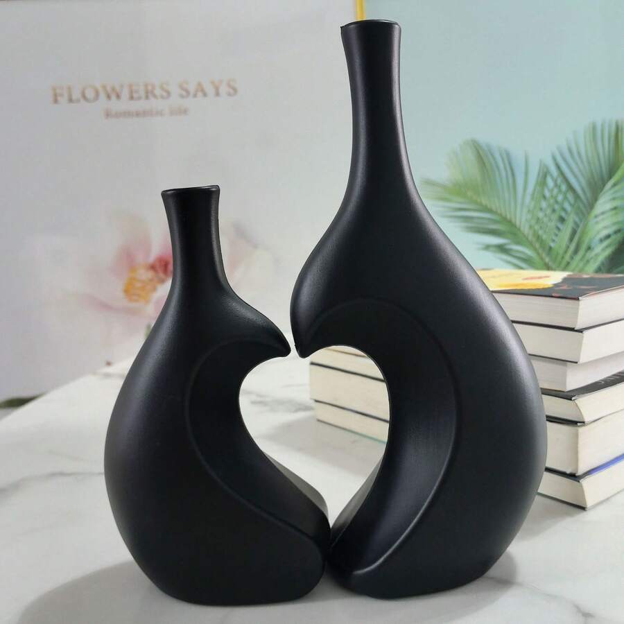 Boston Contemporary Interlocking Heart Vase