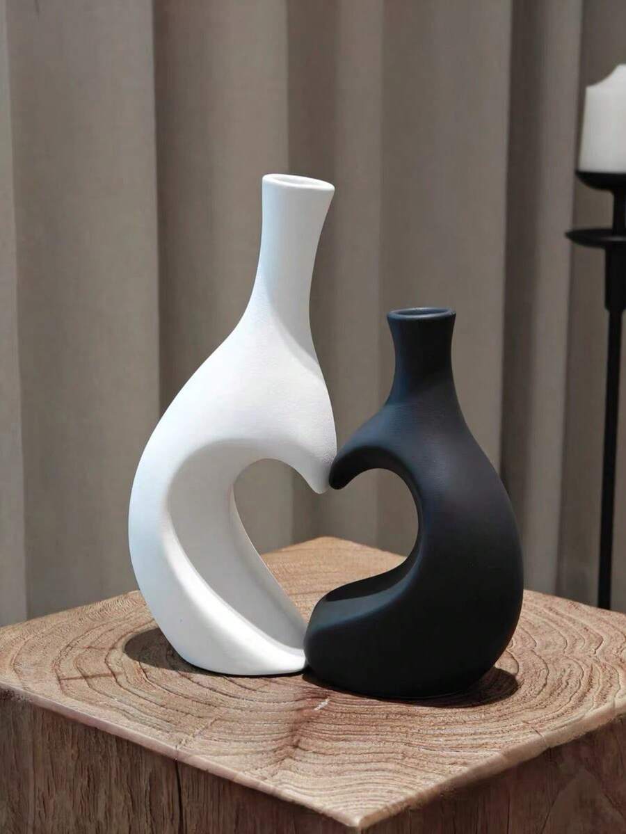 Boston Contemporary Interlocking Heart Vase