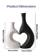 Boston Contemporary Interlocking Heart Vase
