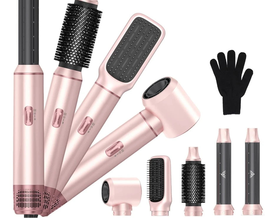 Yerevan Multi-Function Hot Air Styler Brush with Interchangeable Heads