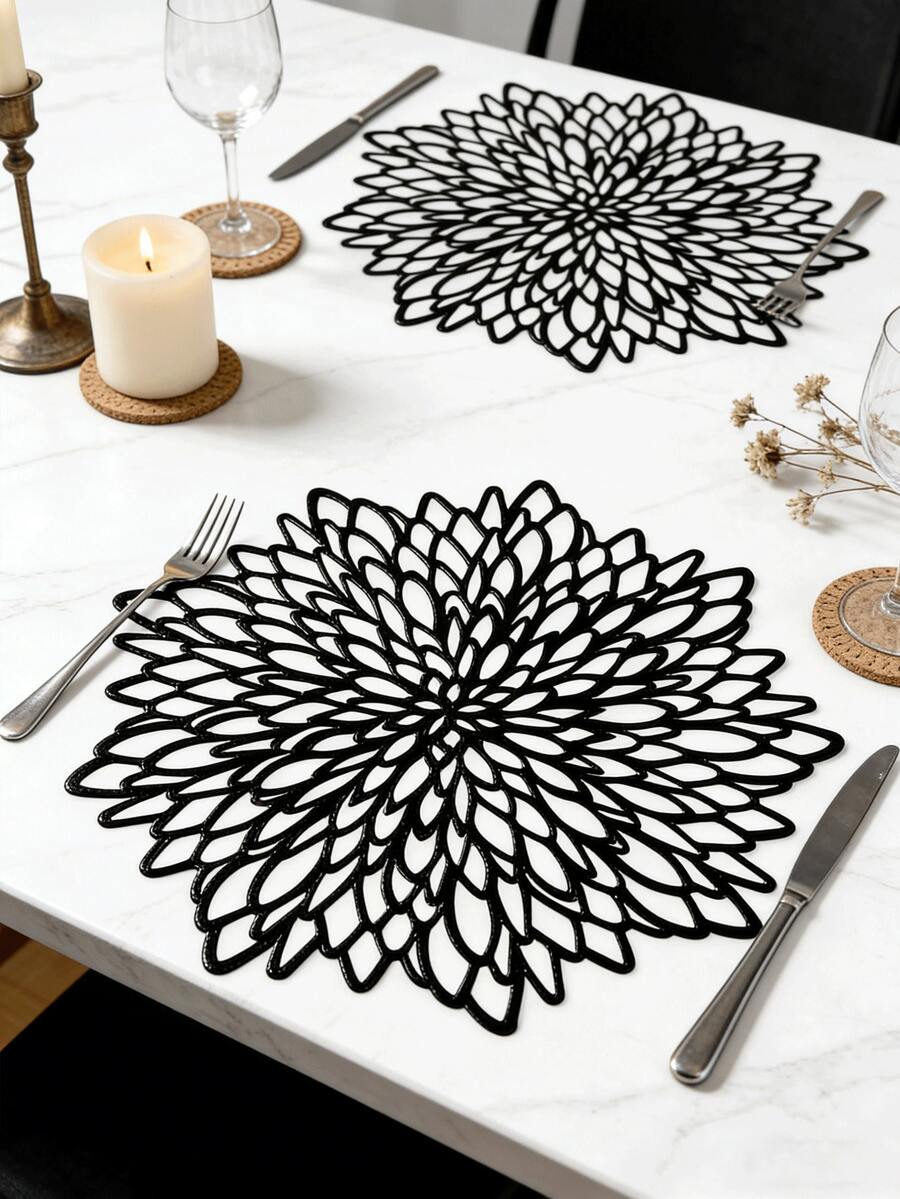 Riga American Style Geometric Floral Placemat