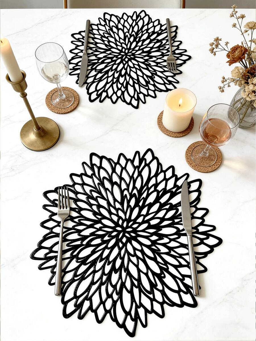 Riga American Style Geometric Floral Placemat