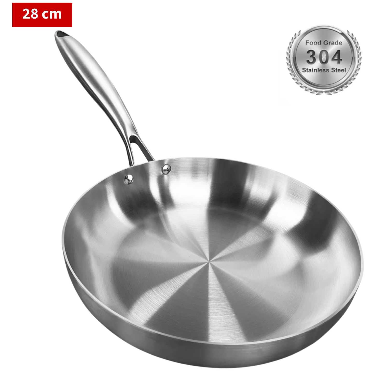 Miko Stainless Clad Frying Pan