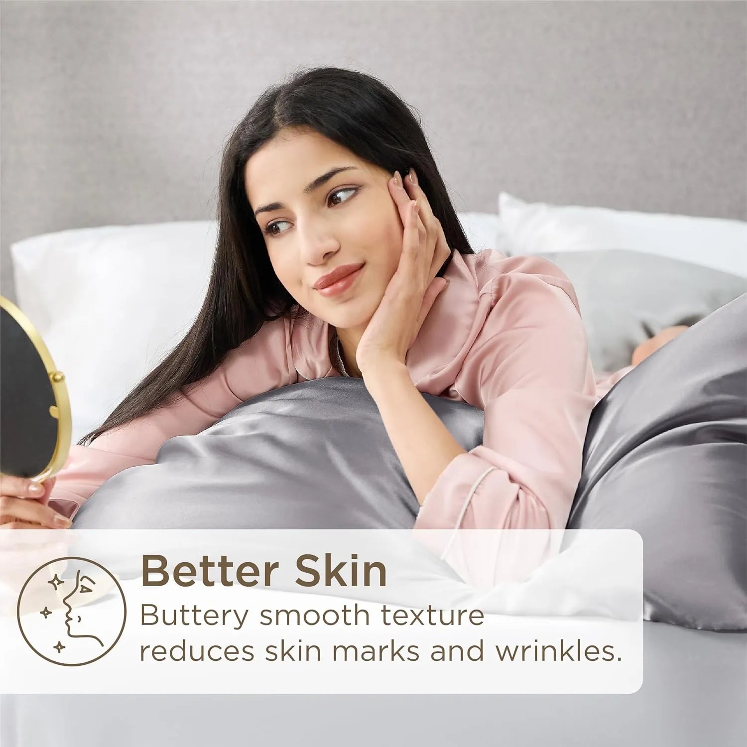 Lina Silk Pillow Case (2 Pack)