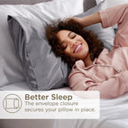 Lina Silk Pillow Case (2 Pack)