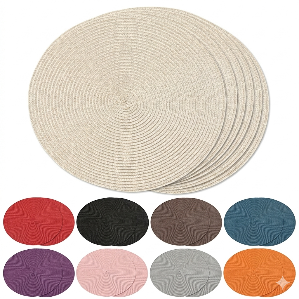 Bucharest Minimalist Japanese Style Woven Placemat