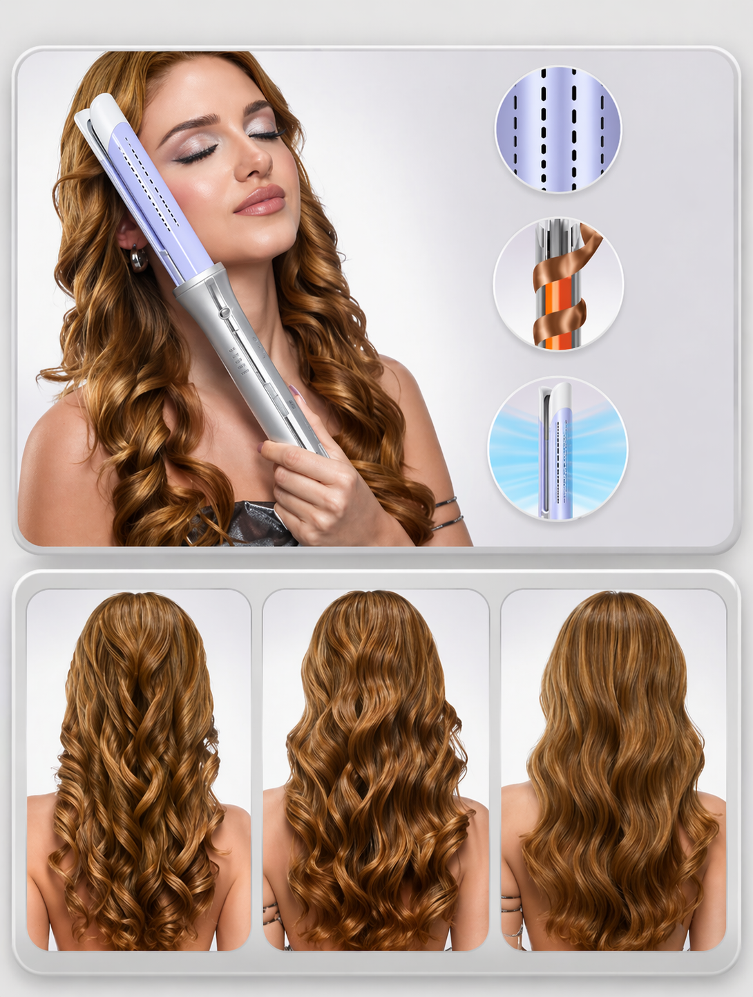 Baku Auto-Rotating Airflow Hair Styler Pro