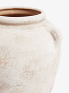 Rustic Terracotta Vase with Handle
