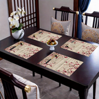 Skopje Japanese Style Floral Linen Placemat