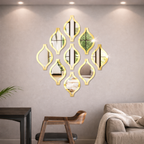 Doha Modern Acrylic Pattern Wall Décor Set