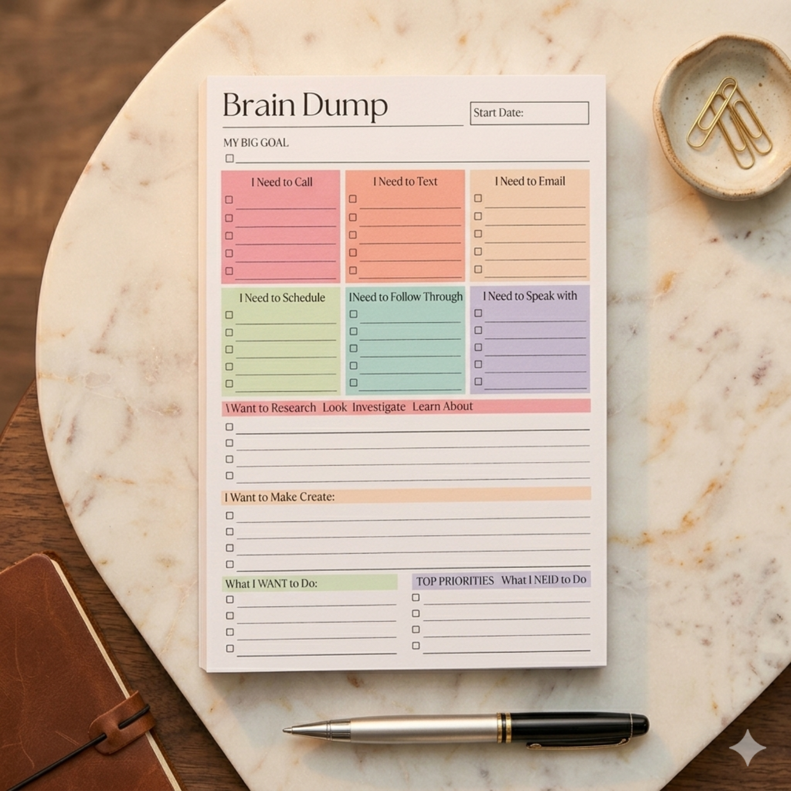 Hong Kong Brain Dump Memo Pad