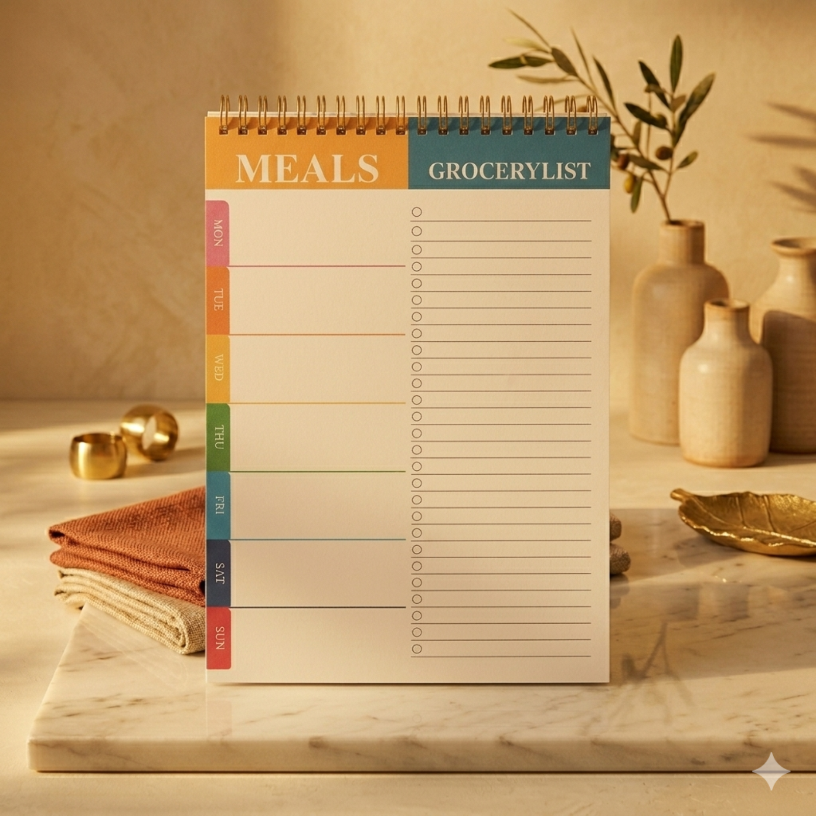 Singapore Meal Planner Memo Pad