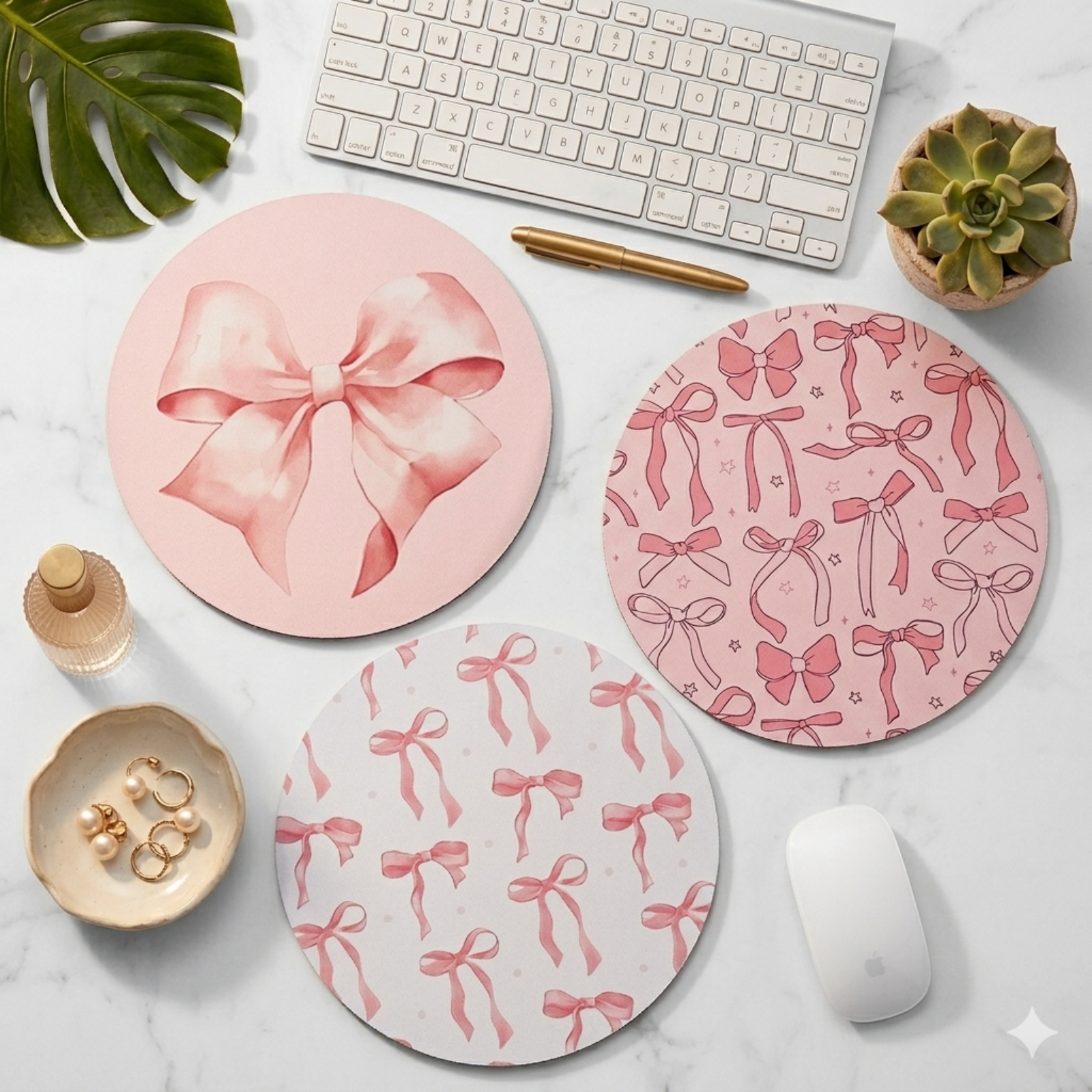 Beijing Round Mouse Pad Set