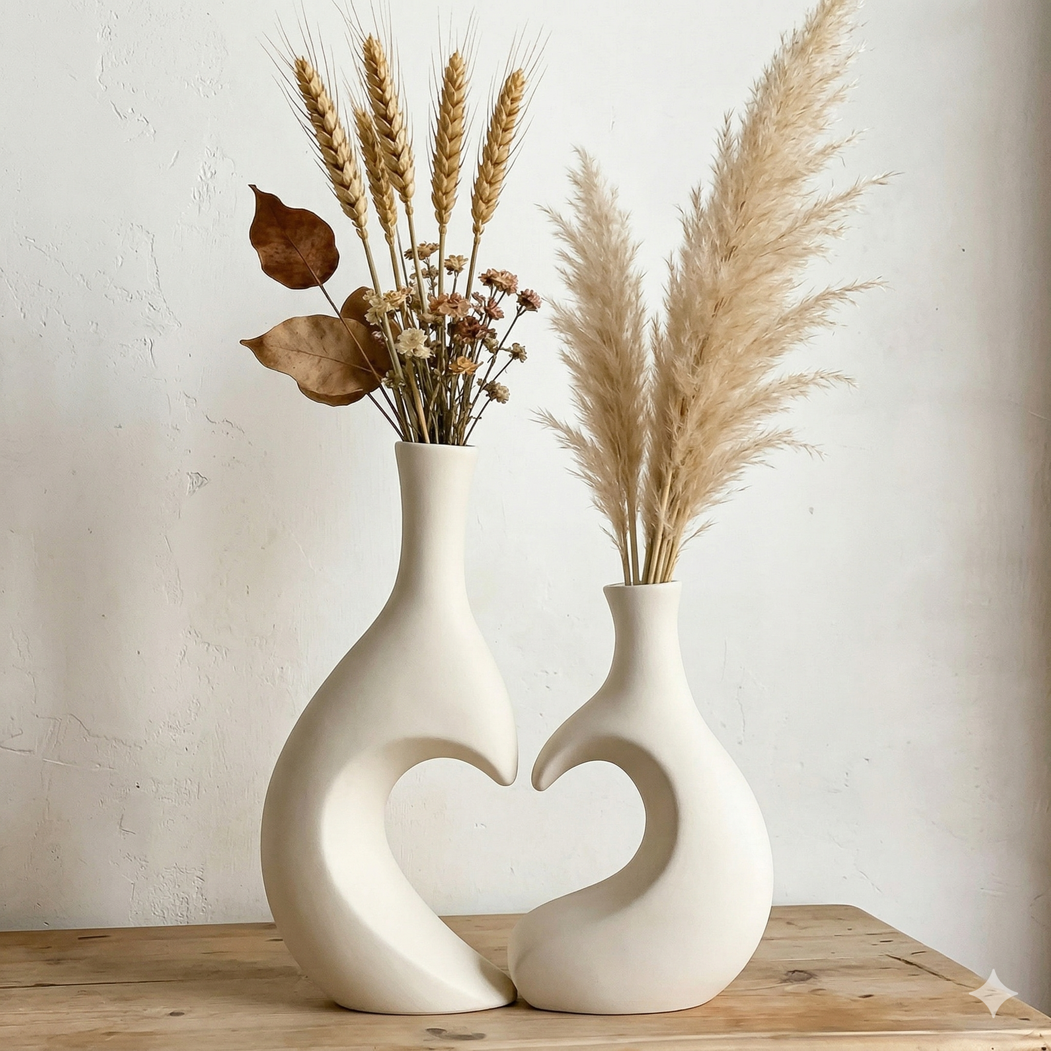Boston Contemporary Interlocking Heart Vase