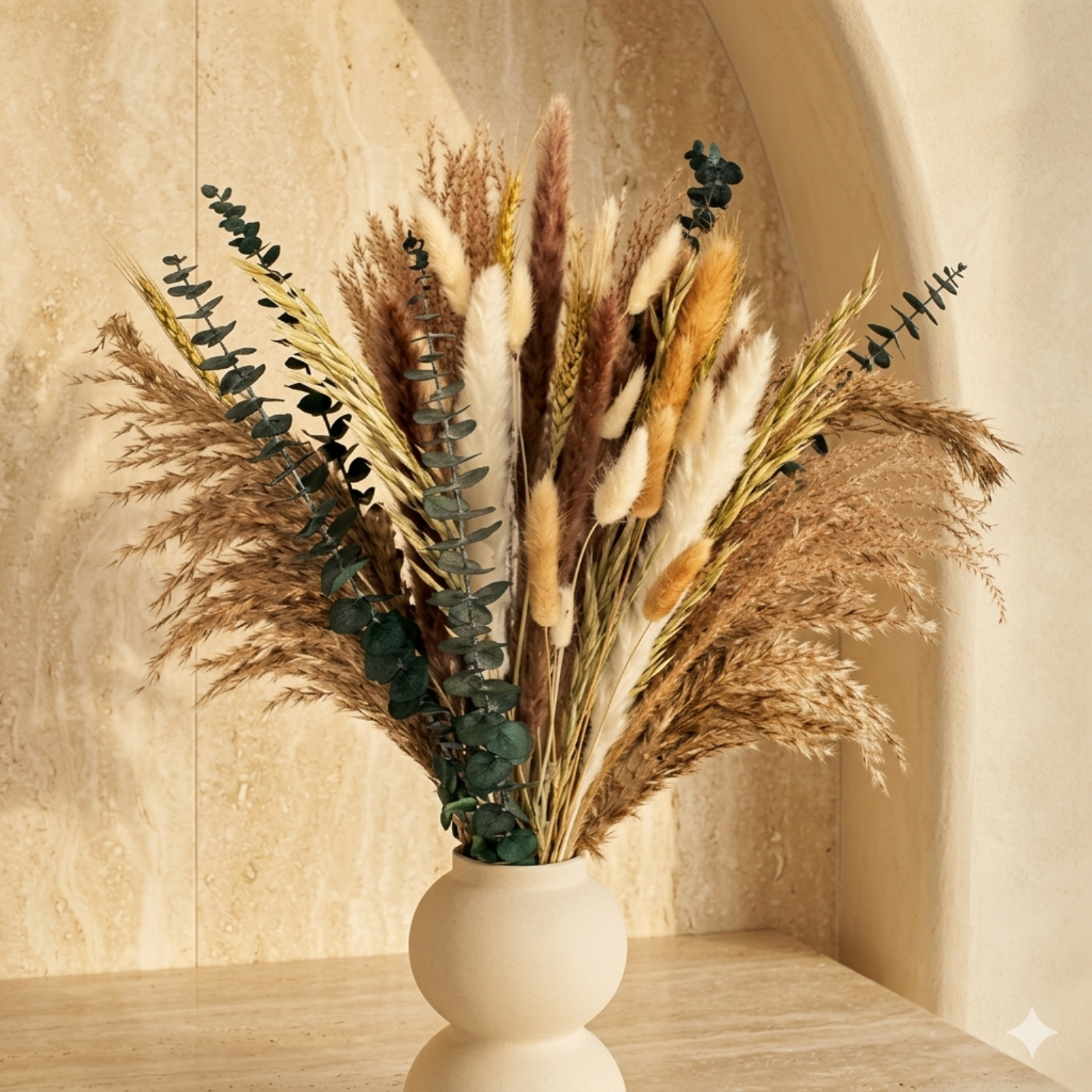 Caracas Hand-Tied Mixed Dried Botanical Bouquet