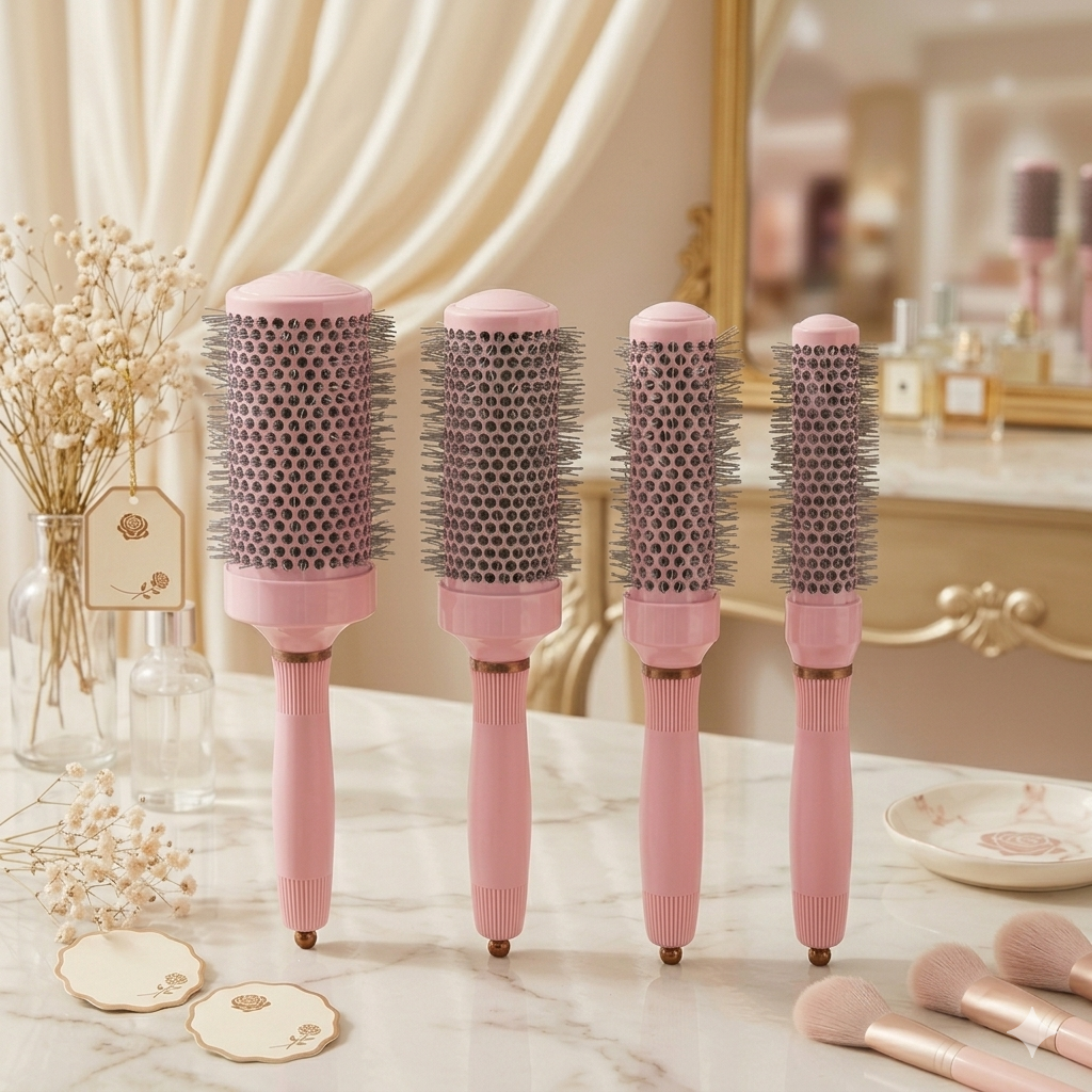 Tehran Professional Thermal Round Hair Brush Set