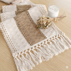 Sofia Elegant Knitted Lace Table Runner